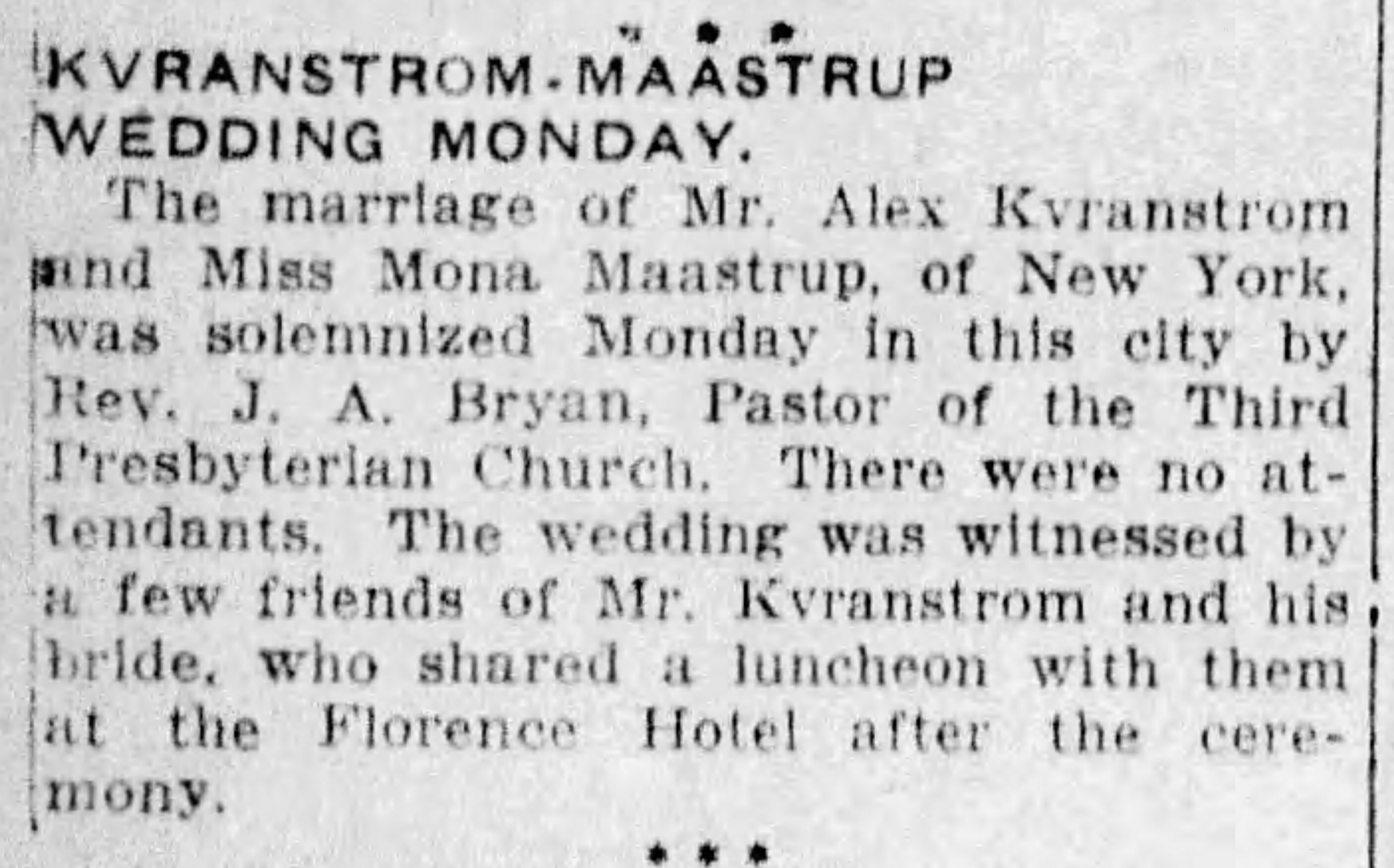 Alex Kvranstrom-Mona Maastrup